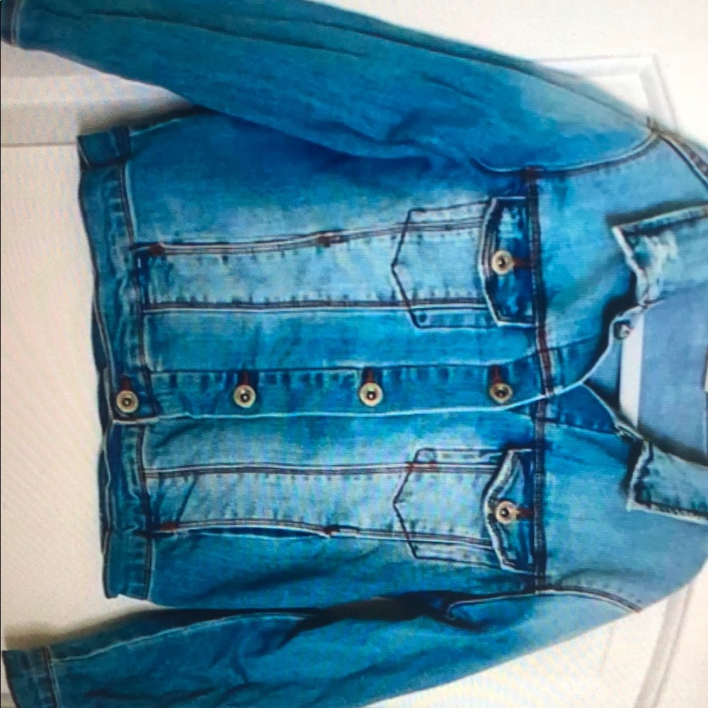 Zara Girls Denim distressed jacket